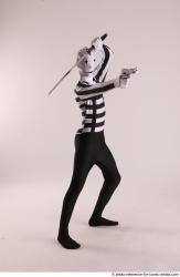 JIRKA STANDING POSE WITH KATANA AND GUN